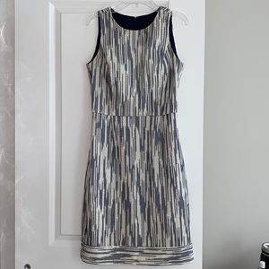 J. Crew Navy & White Dress